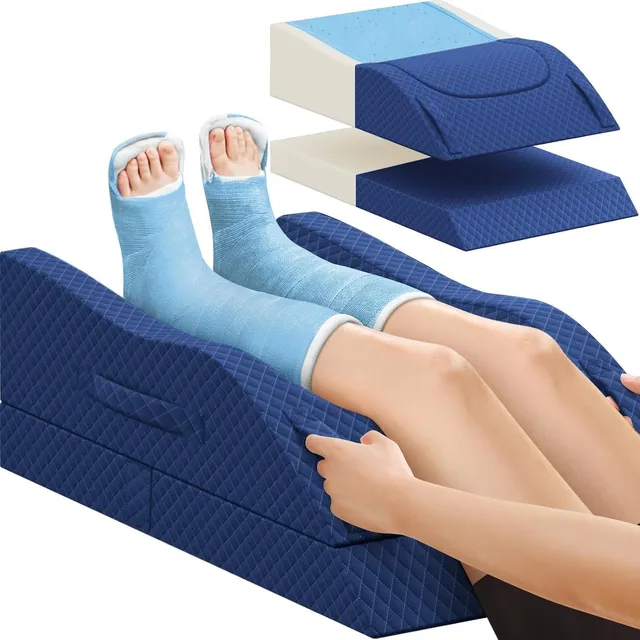 CushZone Leg Elevation Pillow — Blue