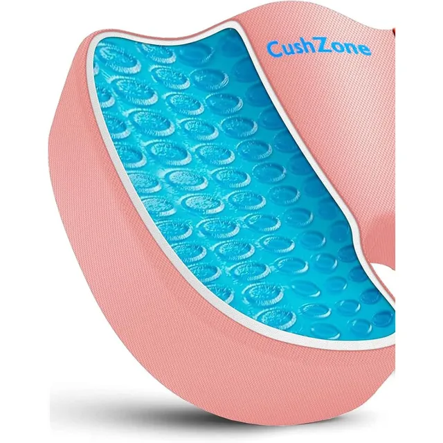 CushZone Gel Seat Cushion — Pink